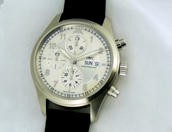 IWC Fliegeruhr/Spitfire Chrono Silver Dial 42mm