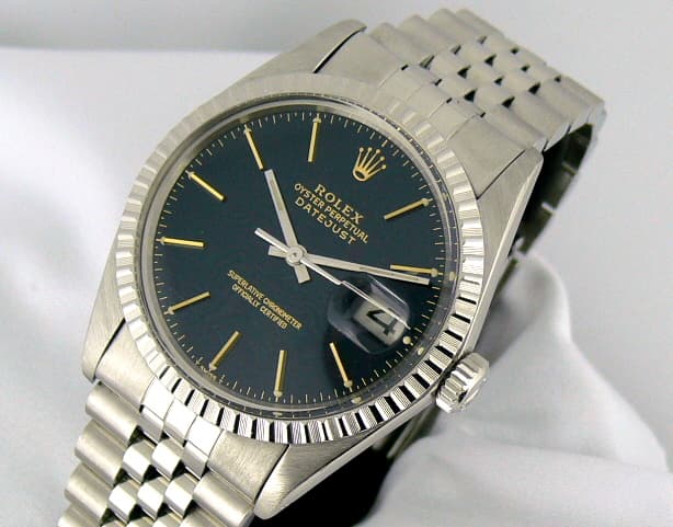 Rolex Datejust SS/SS Dark Blue Dial