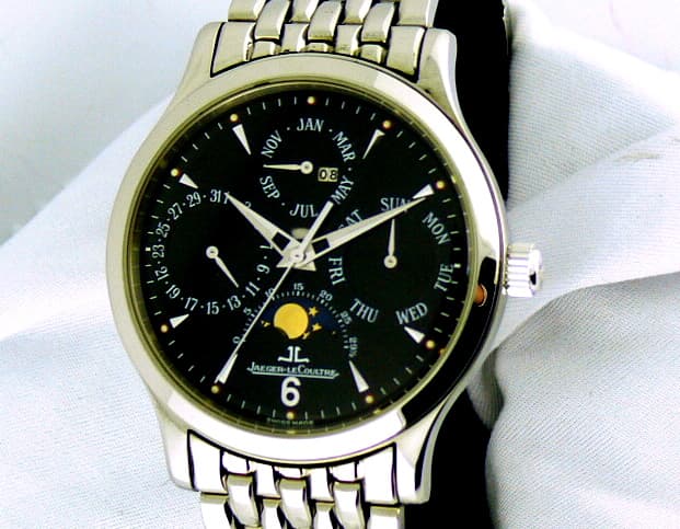 Jaeger LeCoultre Master Perpetual SS/SS Black Dial