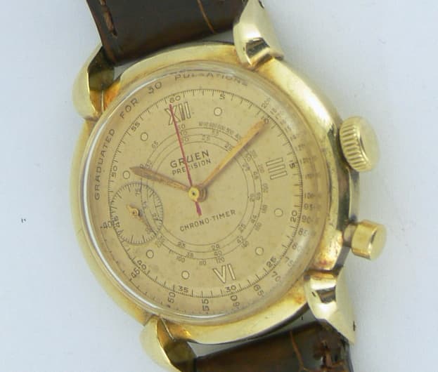 Gruen Precision Chrono-Timer
14K Gold