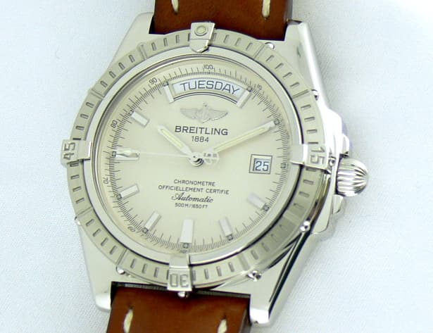 Breitling Headwind SS/Strap Champagne Dial
