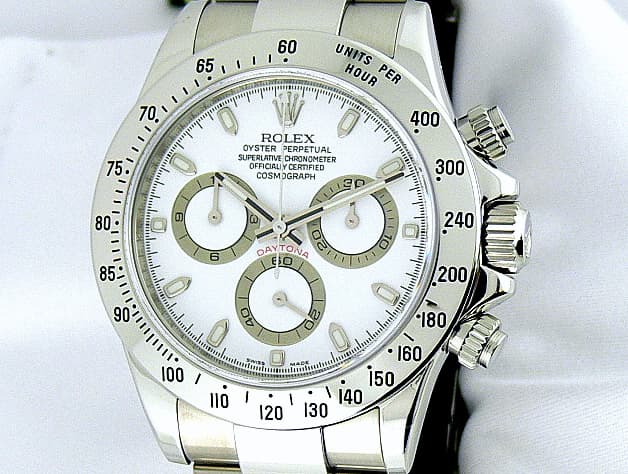 Rolex Daytona SS/SS White 
M series 