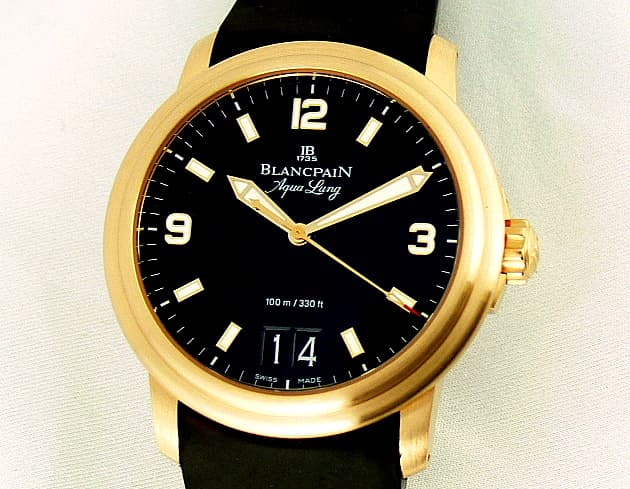 Blancpain Aqualung Rose Rubber