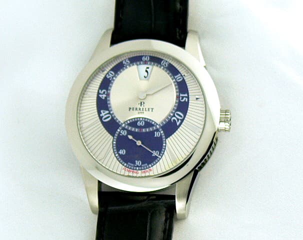 Perrelet Jumping Hour SS Silver/Gray Dial