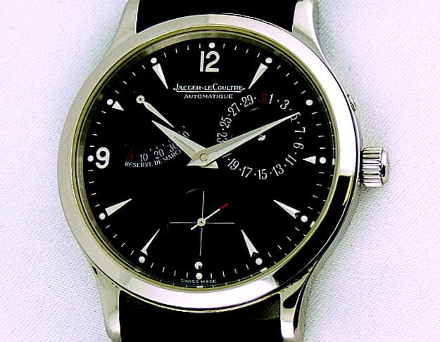 Jaeger LeCoultre Reserve de Marche Steel Black Dial