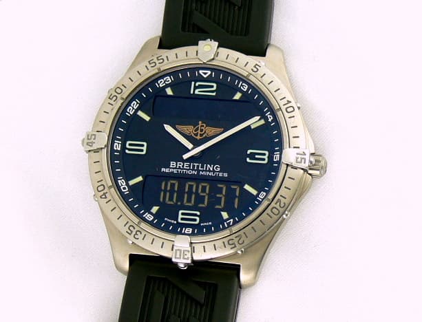 Breitling Aerospace Repetition Minutes
Titanium/Rubber