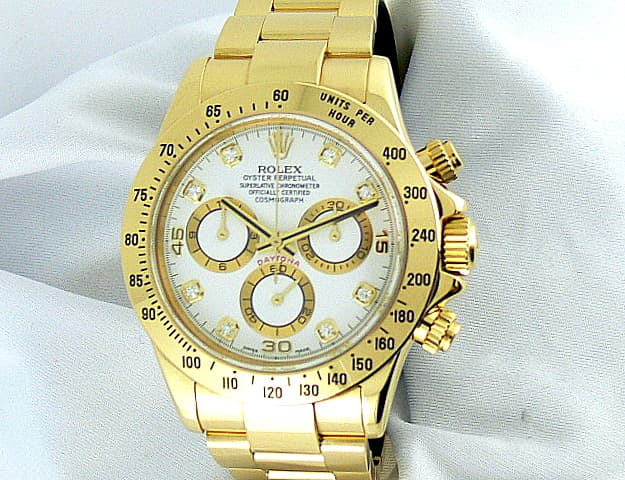 Rolex Daytona YG/YG White 
K series 