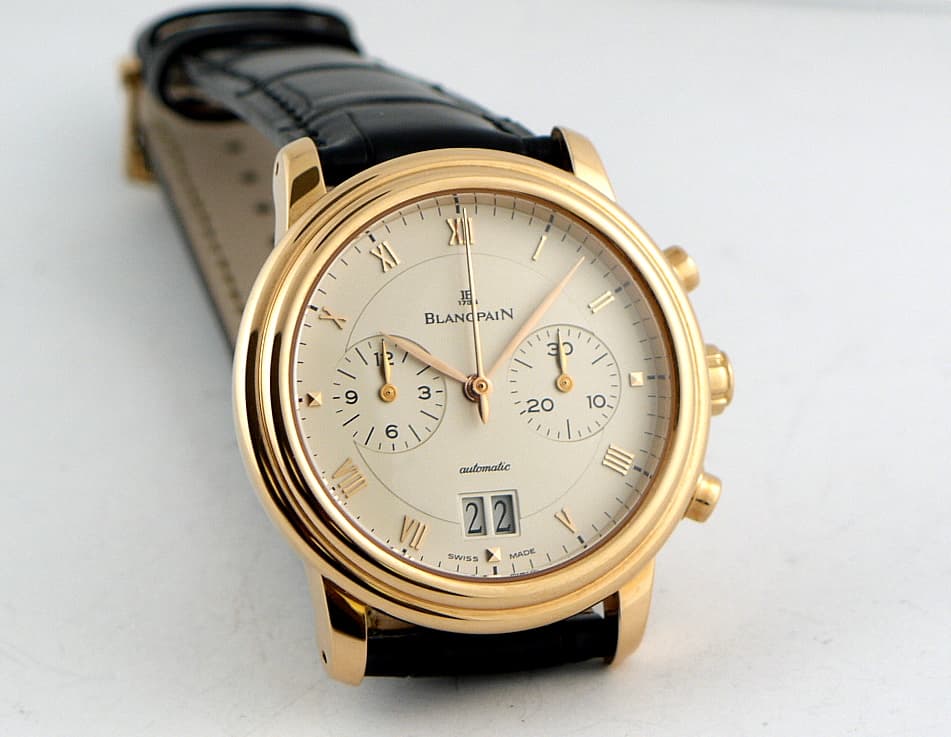 Blancpain Villeret Chrono Big Date Rose