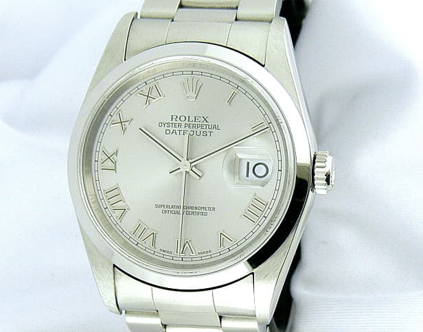 Rolex Datejust Rhodium Dial
 