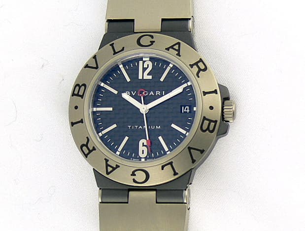 Bulgari Diagono Titanium/Rubber Auto
