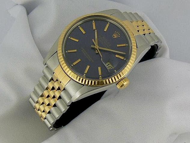 Rolex Datejust 2T Blue Dial