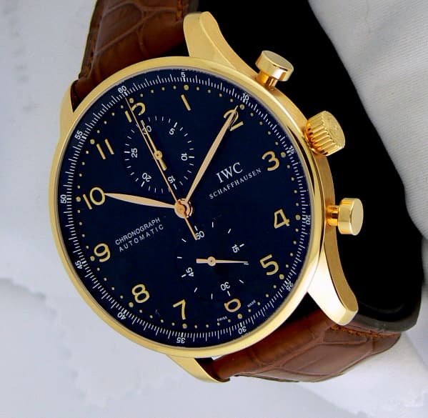 IWC Portugieser Chrono Rose Black Dial