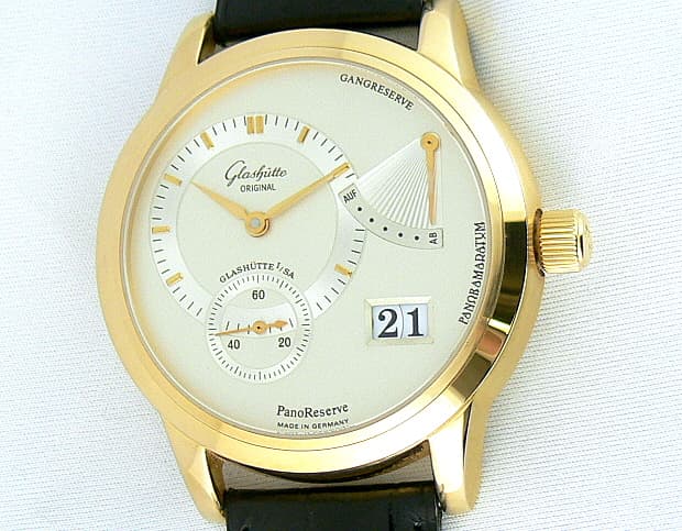 Glashutte Original Pano Reserve 18K Rose