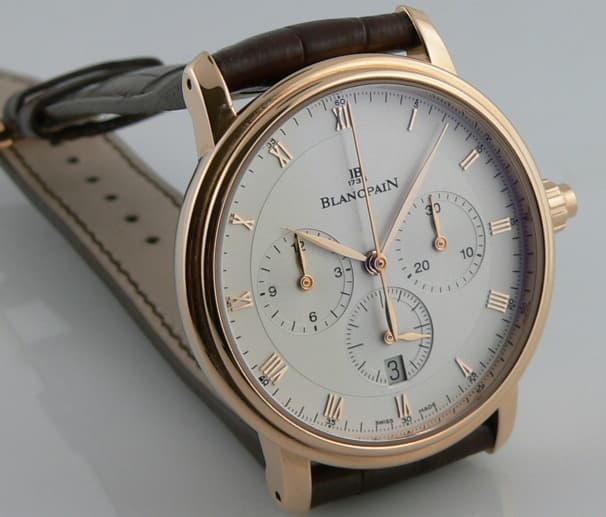 Blancpain Single Button Chrono Rose