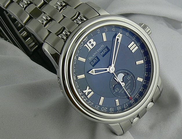 Blancpain Leman Moonphase and Complete Calendar
SS/SS Blue Dial