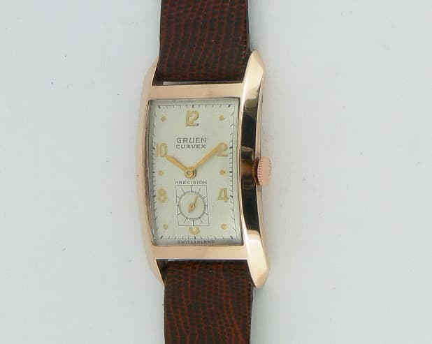 Gruen Curvex Rose Gold