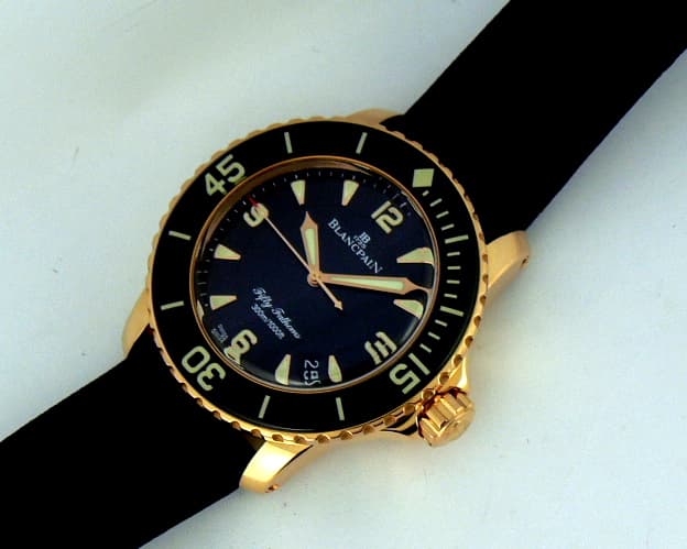 Blancpain Fifty Fathoms 18k Rose