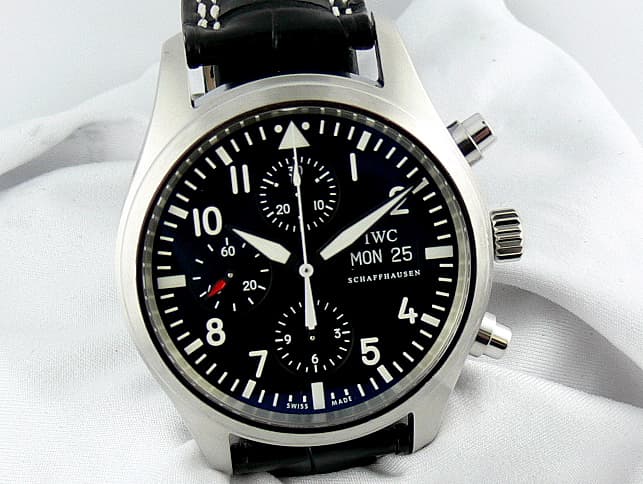 IWC Fliegeruhr/Spitfire Chrono Black Dial 42mm