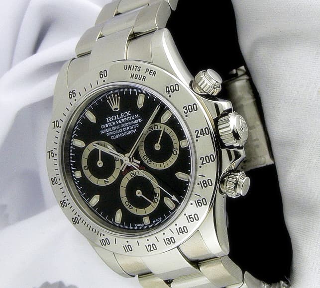 Rolex Daytona SS Black Dial