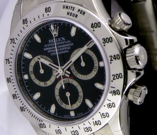 Rolex Daytona SS Black Dial
