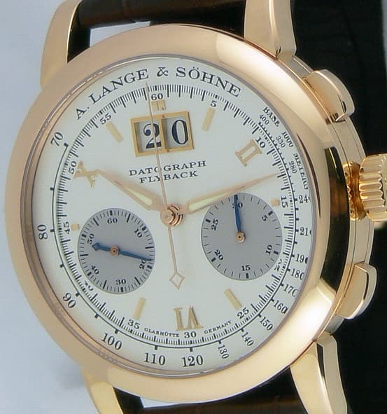 A. Lange and Sohne Datograph Rose