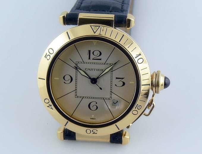 Cartier Pasha YG/Strap