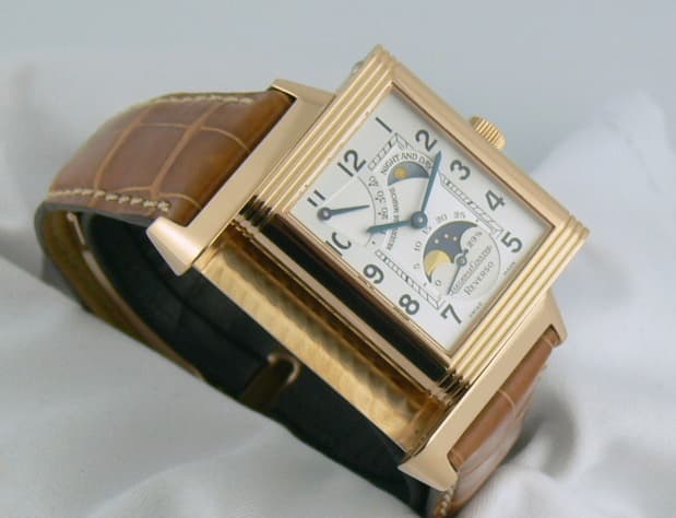 Jaeger LeCoultre Reverso Sun Moon Rose Gold