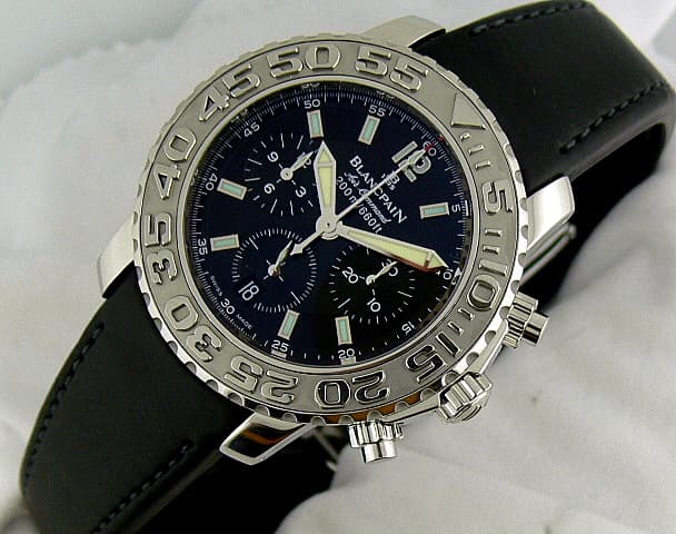 Blancpain Air Command Black
Rubber Strap