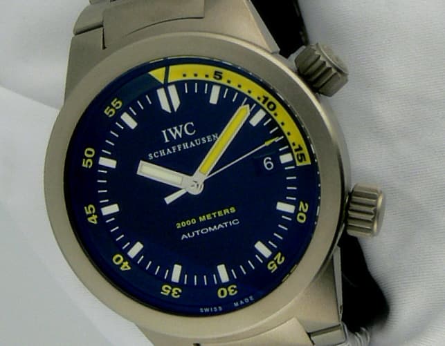 IWC Aquatimer Titanium 2000
Titanium/Titanium