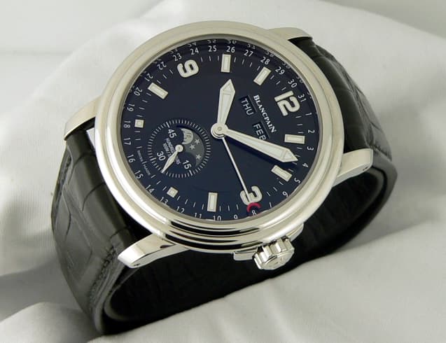 Blancpain Large Triple Date Moon Steel