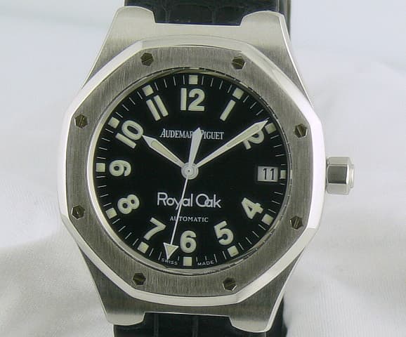 Audemars Piguet Royal Oak Black SS/Strap