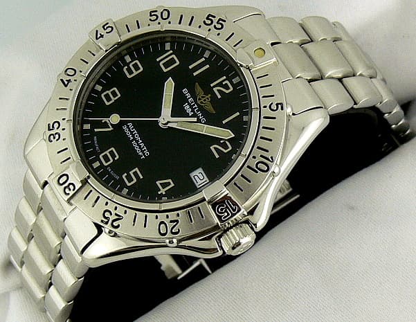 Breitling Aeromarine Colt Automatic Black Dial