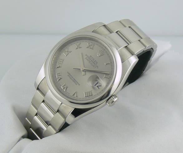 Rolex Datejust Rhodium Dial
 
