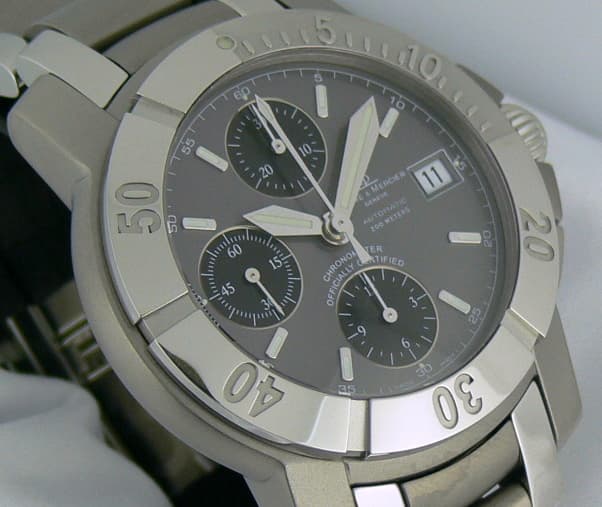 Baume & Mercier Capeland S Chrono SS/Titanium 

