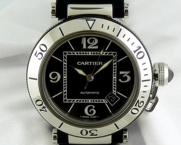 Cartier Pasha Seatimer
SS/Rubber