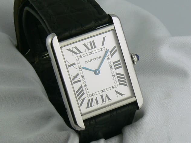 Cartier Tank Solo SS/Strap Quartz