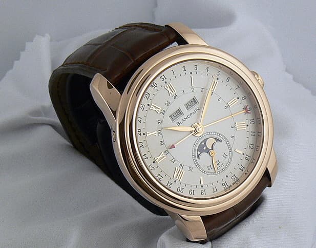 Blancpain Le Brassus 3 Date/Moon GMT Rose