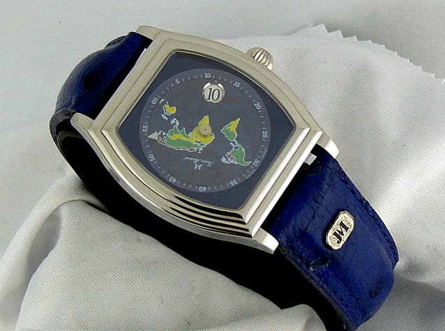 Jean Marcel Tonneau World Map Automatic SS/Strap