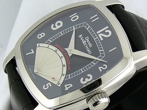Jean Richard TV Screen Retrograde, SS, Grey Dial,