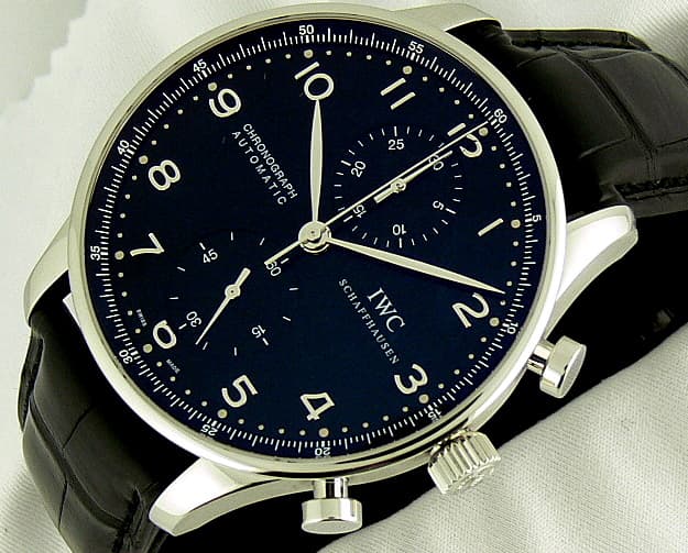 IWC Portugieser Black Dial
Black Subdials