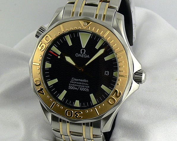 Omega Seamaster SS/Yellow Gold