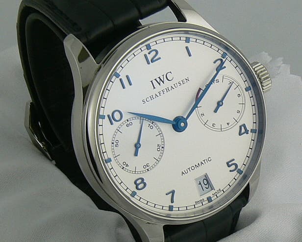 IWC Portugieser 5001 7 Days Steel White