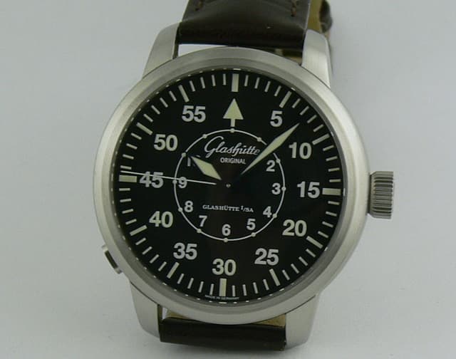 Glashutte Original Senator Aviator Auto SS/Strap