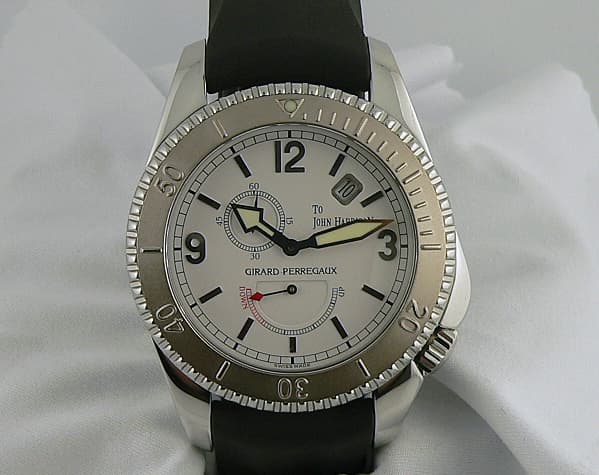 Girard Perregaux Sea Hawk II John Harrison SS/18k Bezel