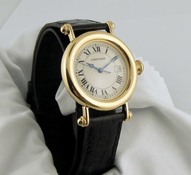 Cartier Diabolo YG/Strap Quartz
