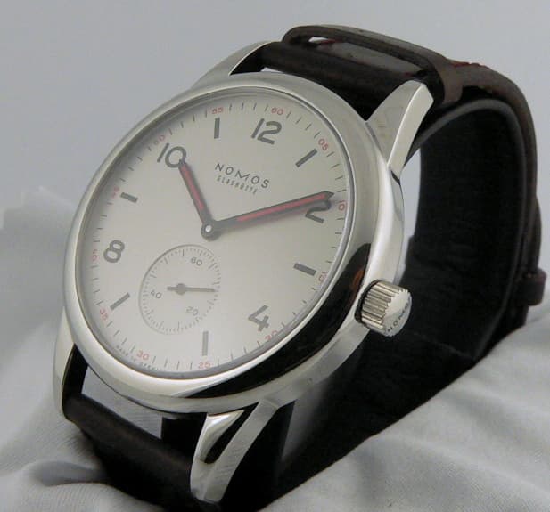 Nomos Club Ivory Steel