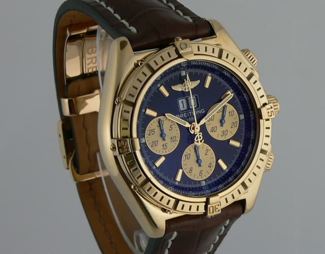 Breitling Crosswind Special Chrono Yellow Gold/Strap 
