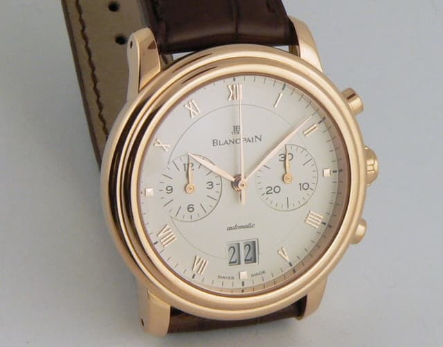 Blancpain Villeret Chrono Big Date Rose