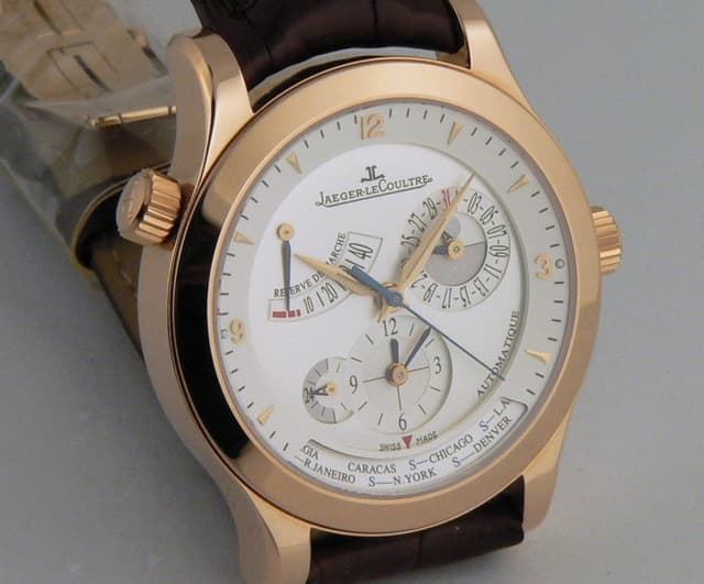 Jaeger LeCoultre Master Geographic Rose White Dial
