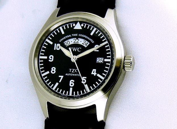 IWC UTC Black Dial Strap